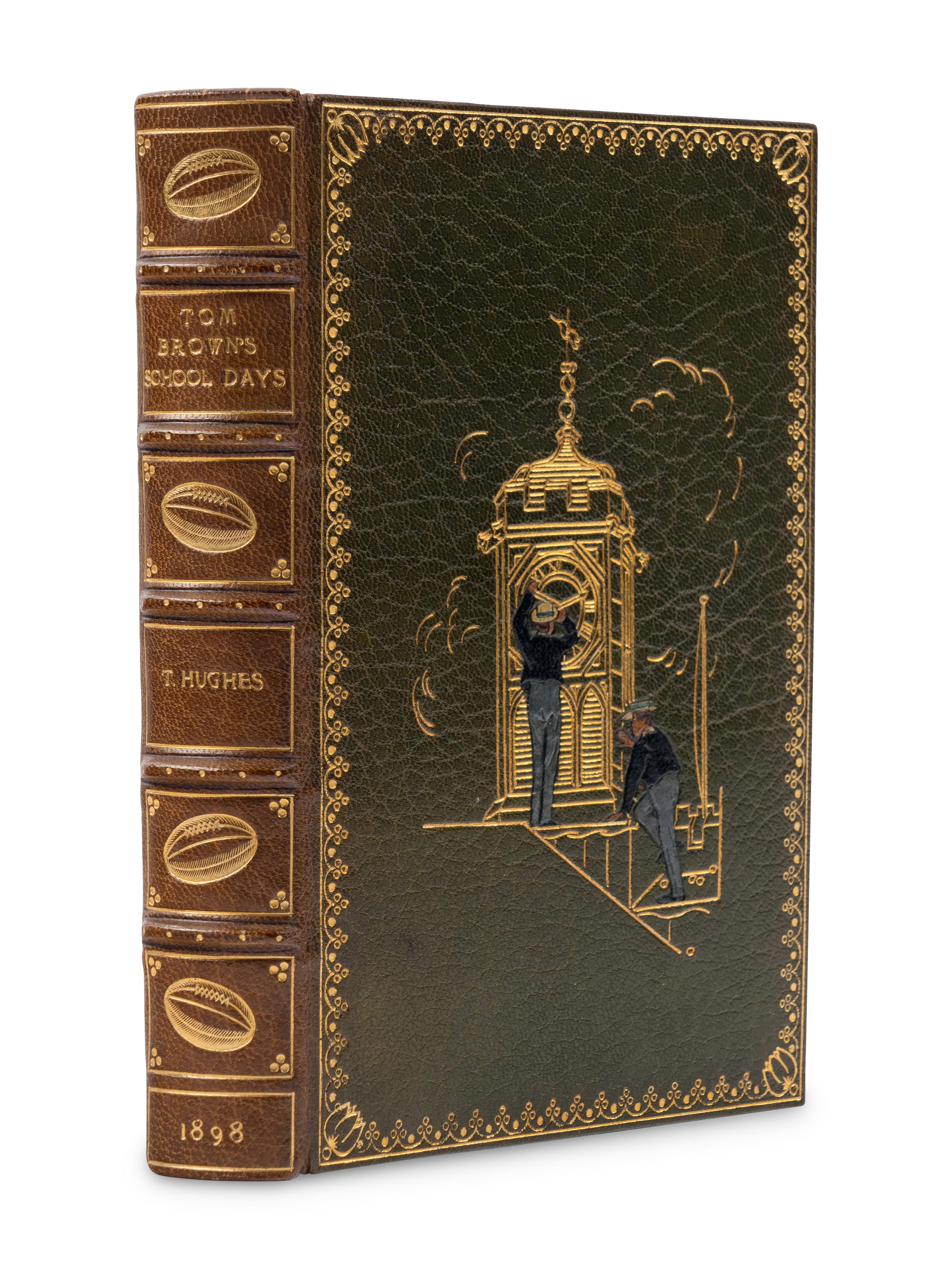 [BINDING -- KELLIEGRAM]. HUGHES, Thomas (1822-1896). Tom Brown's School Days. London: Macmillan & Co., Limited, 1898.