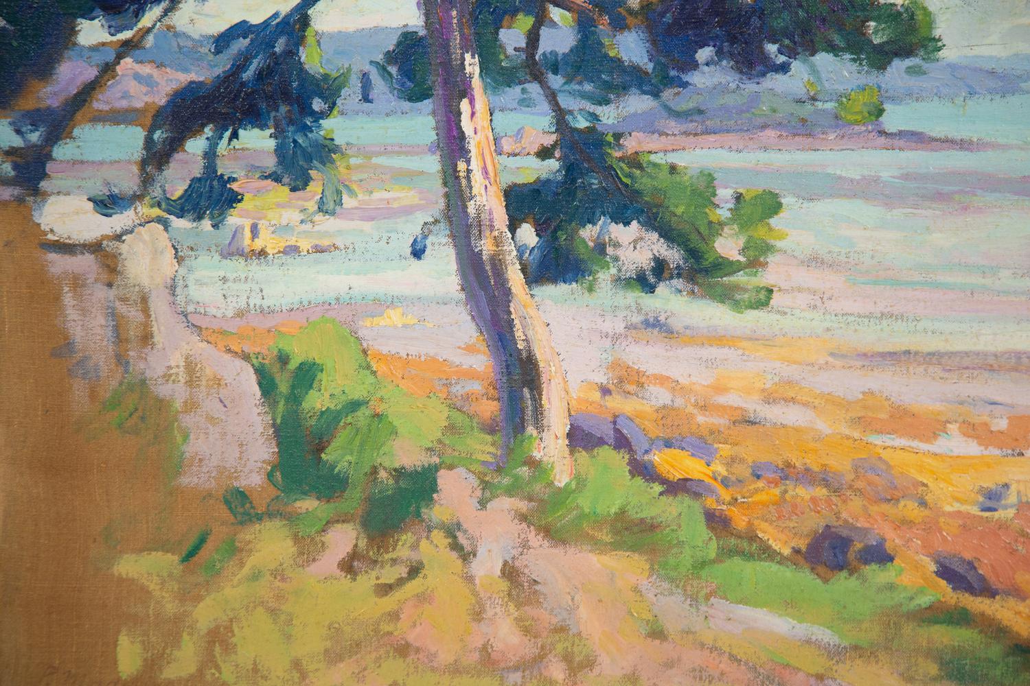 L'île à bois, mar é e basse, Kermouster