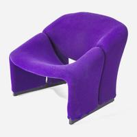 Pierre Paulin (French, 1927-2009) Early "Groovy" Chair, Model F-580, Artifort, Netherlands, 1960s