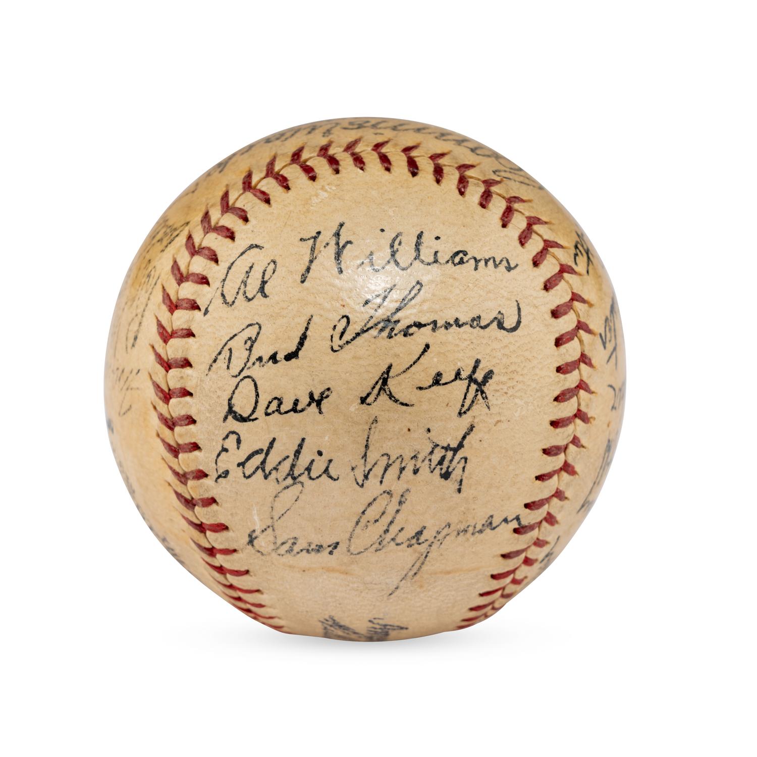 A 1938 Philadelphia Athletics Team Signed Autograph Baseball Featuring Connie Mack (JSA Letter of Authenticity)