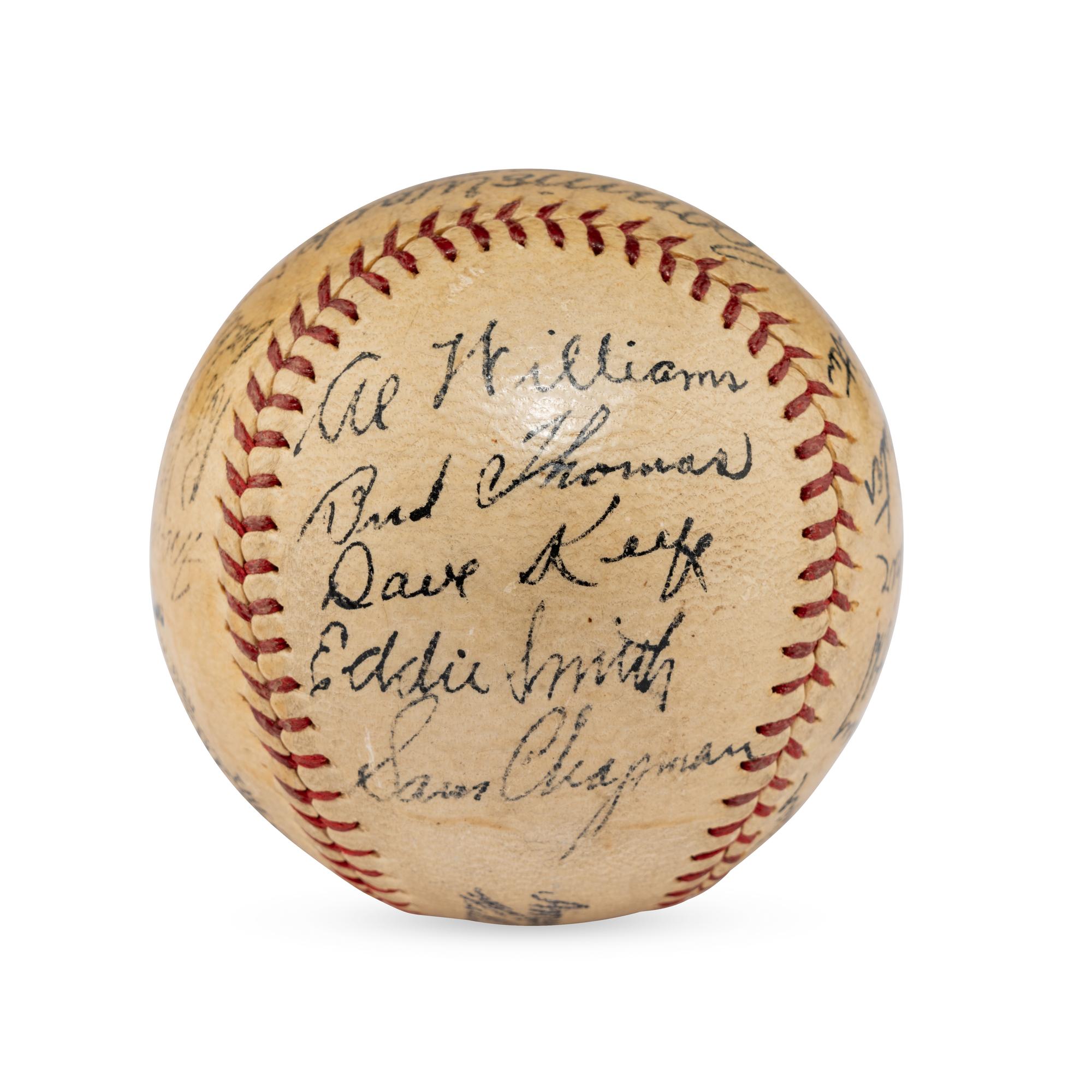 A 1938 Philadelphia Athletics Team Signed Autograph Baseball Featuring Connie Mack (JSA Letter of Authenticity)