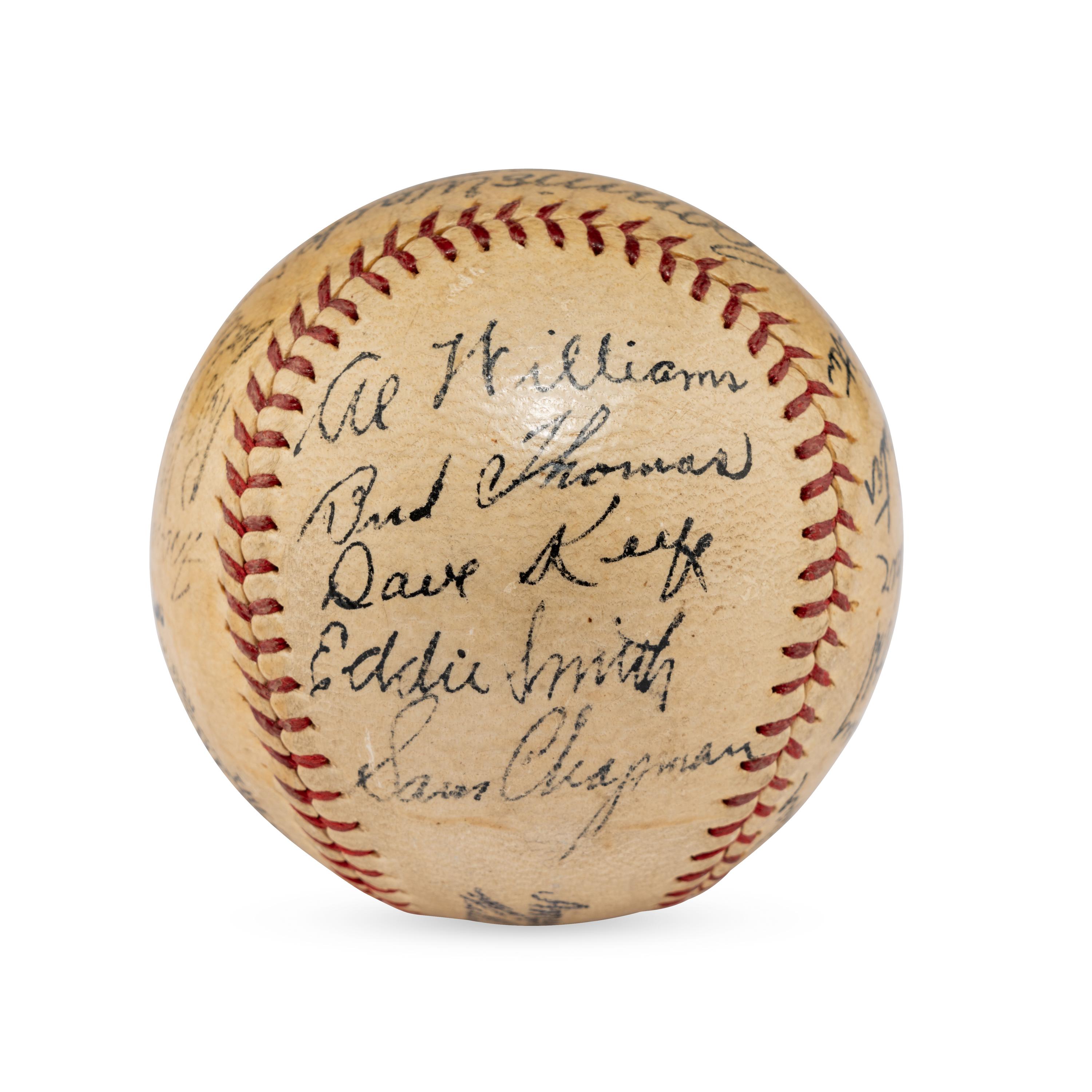 A 1938 Philadelphia Athletics Team Signed Autograph Baseball Featuring Connie Mack (JSA Letter of Authenticity)