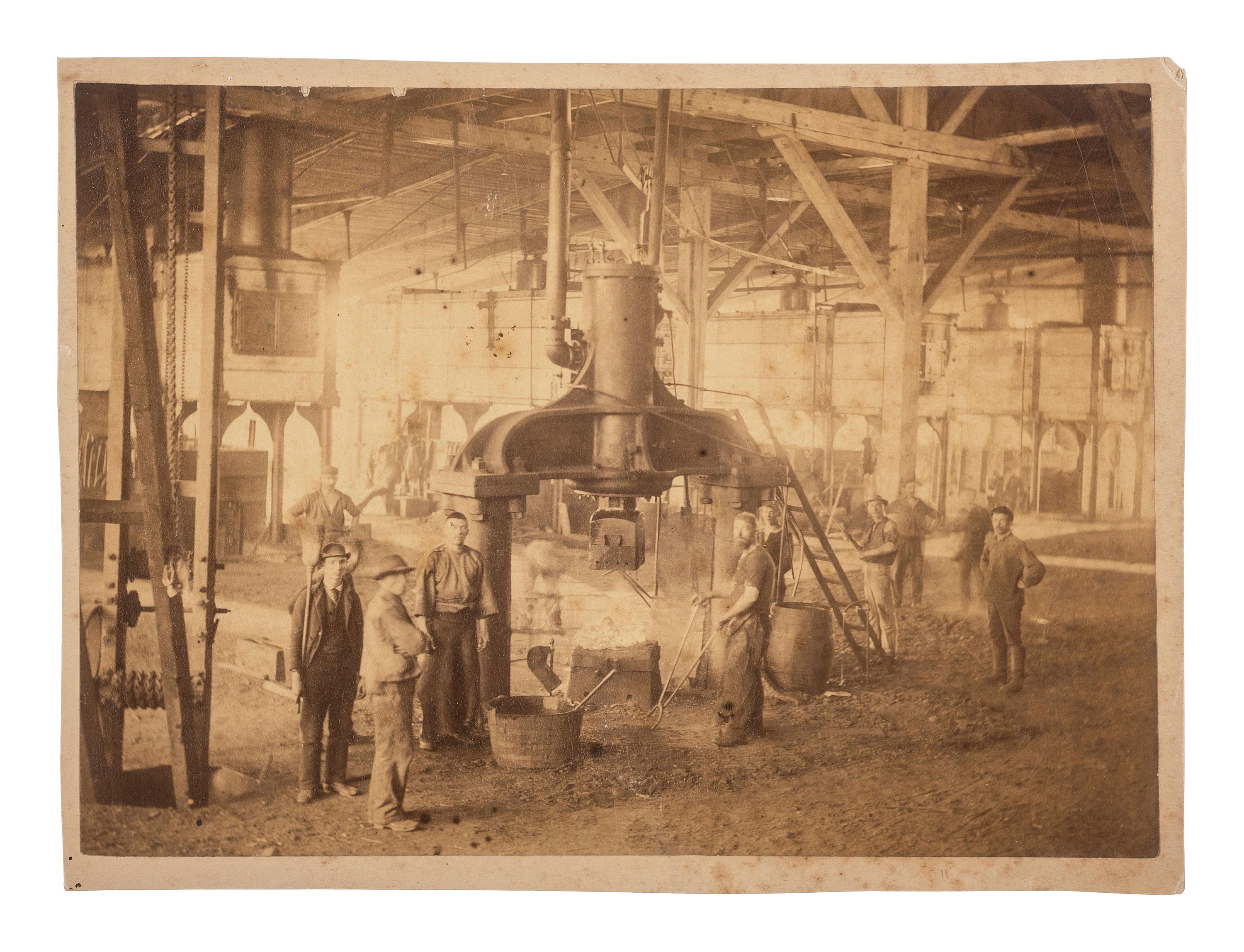[EARLY PHOTOGRAPHY - OCCUPATIONAL]. A group of photographs of hunters and occupational subjects.