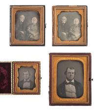 [EARLY PHOTOGRAPHY]. 13 pairs of daguerreotypes featuring the same subjects, some likely copies.