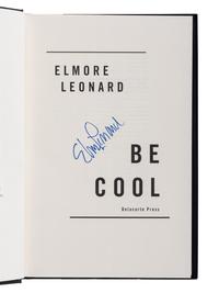 LEONARD, Elmore (1925-2013). A group of 11 FIRST EDITIONS of Leonard’s works later adapted into films, ALL SIGNED OR INSCRIBED, comprising: