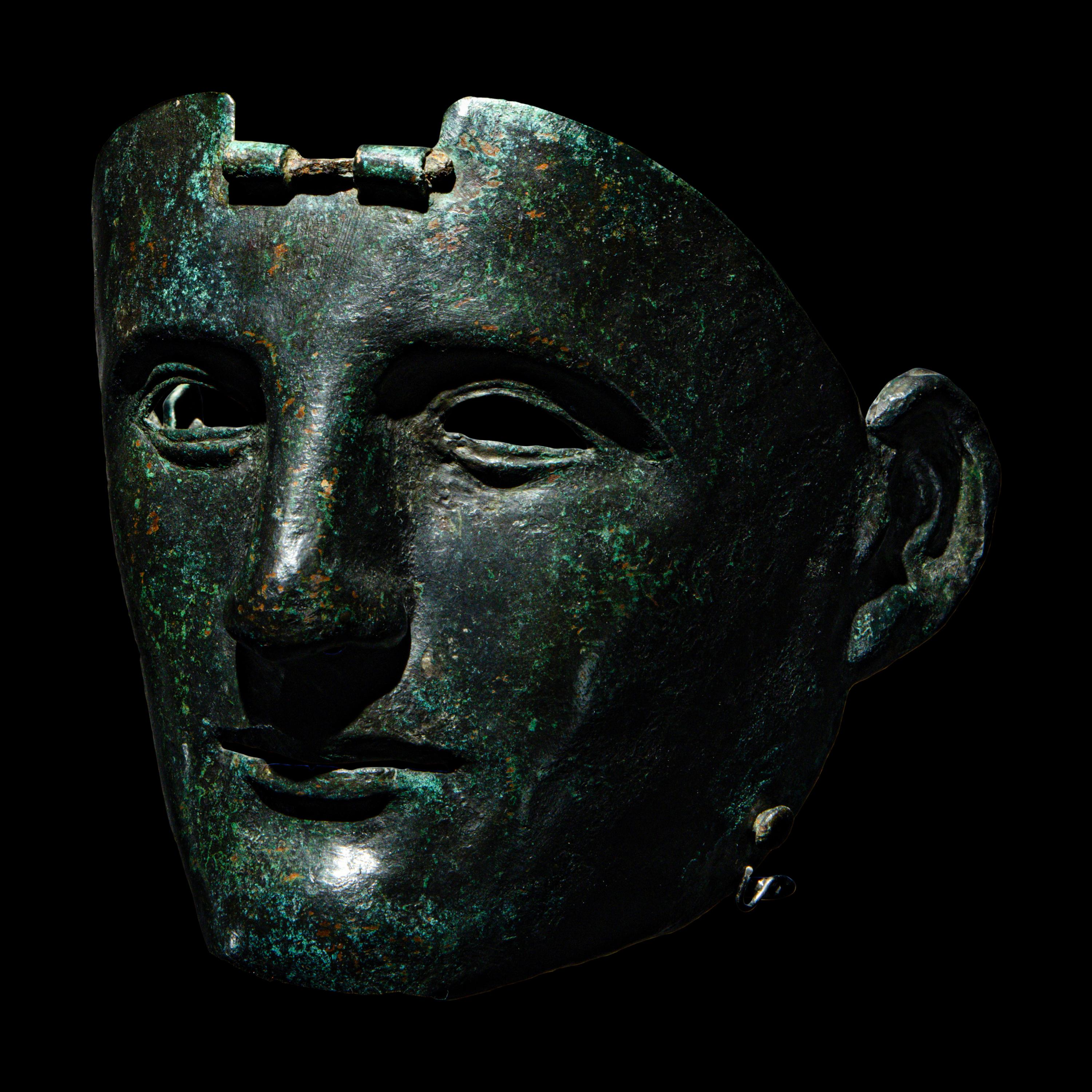 A Roman Bronze Parade Mask