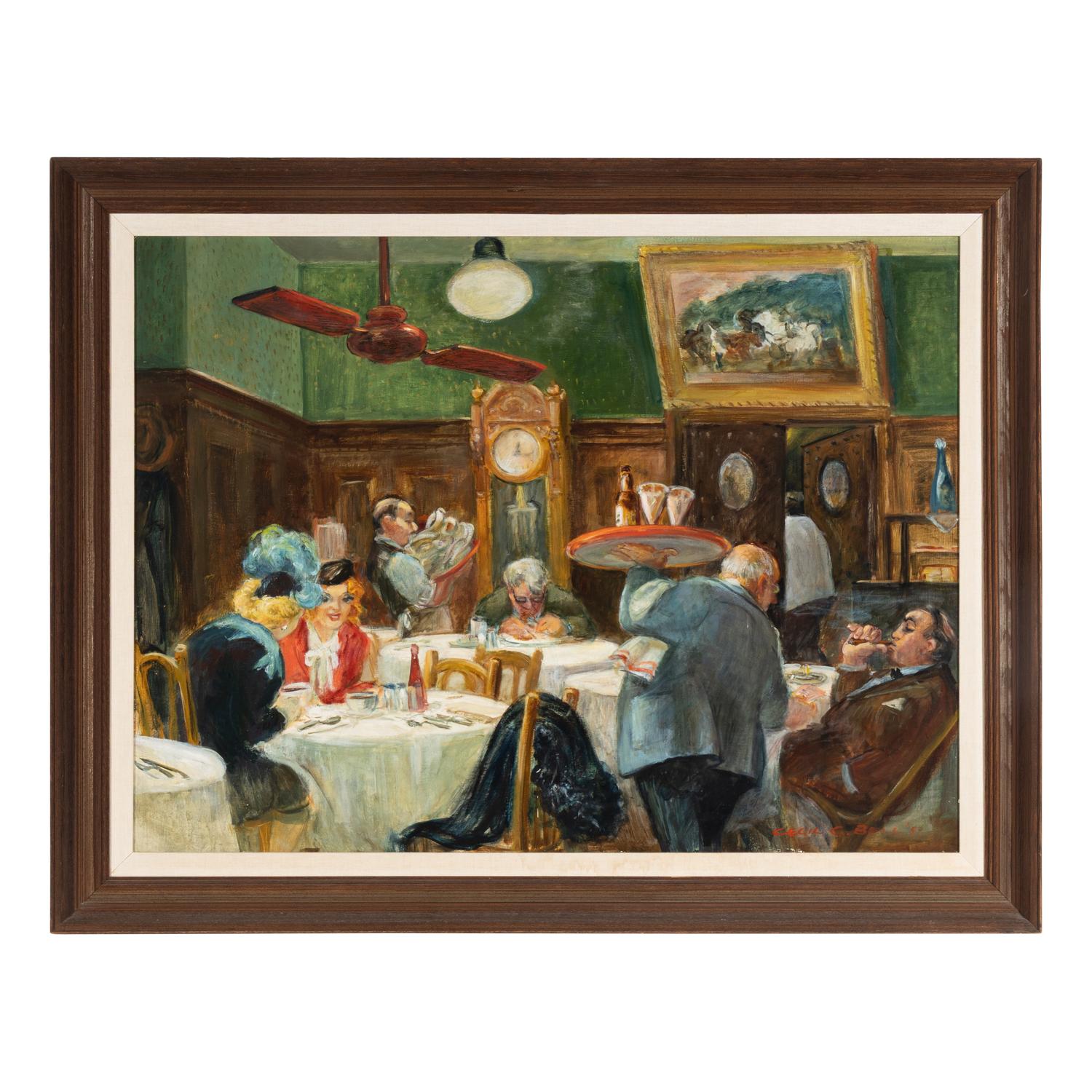 Cecil Crosley Bell (American, 1906–1970) — Terminal Restaurant , 1951