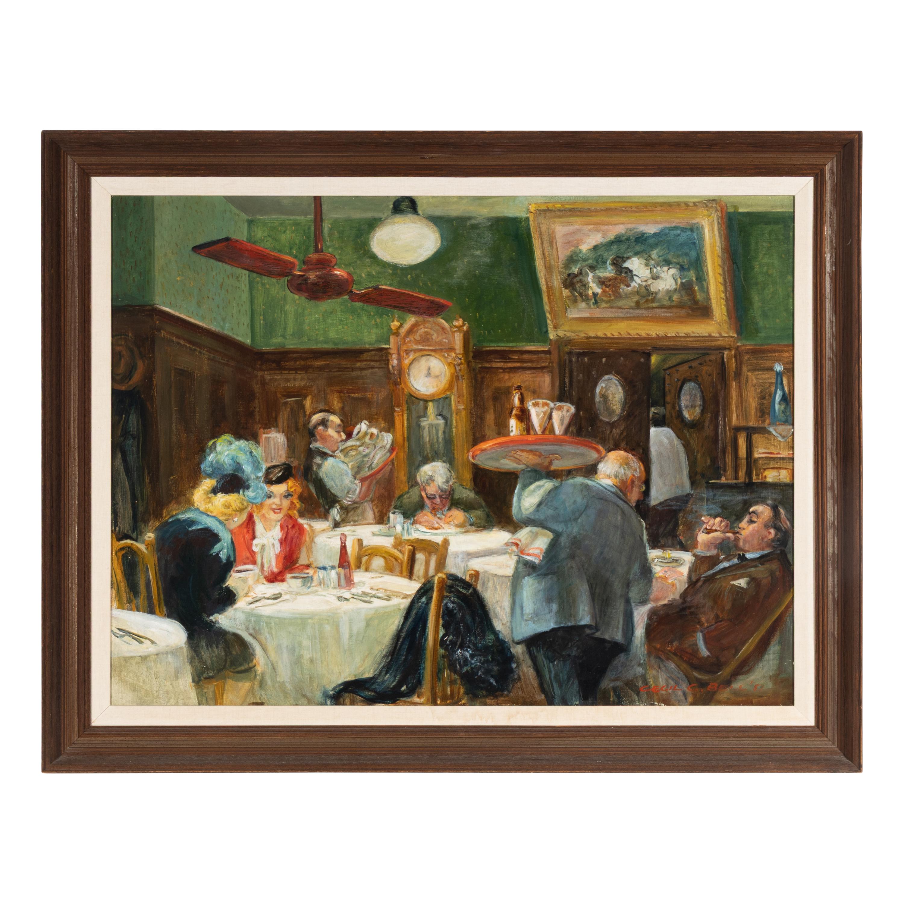 Cecil Crosley Bell (American, 1906–1970) — Terminal Restaurant , 1951