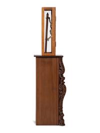 A Spanish Colonial Carved and Painted Wood Crucifix