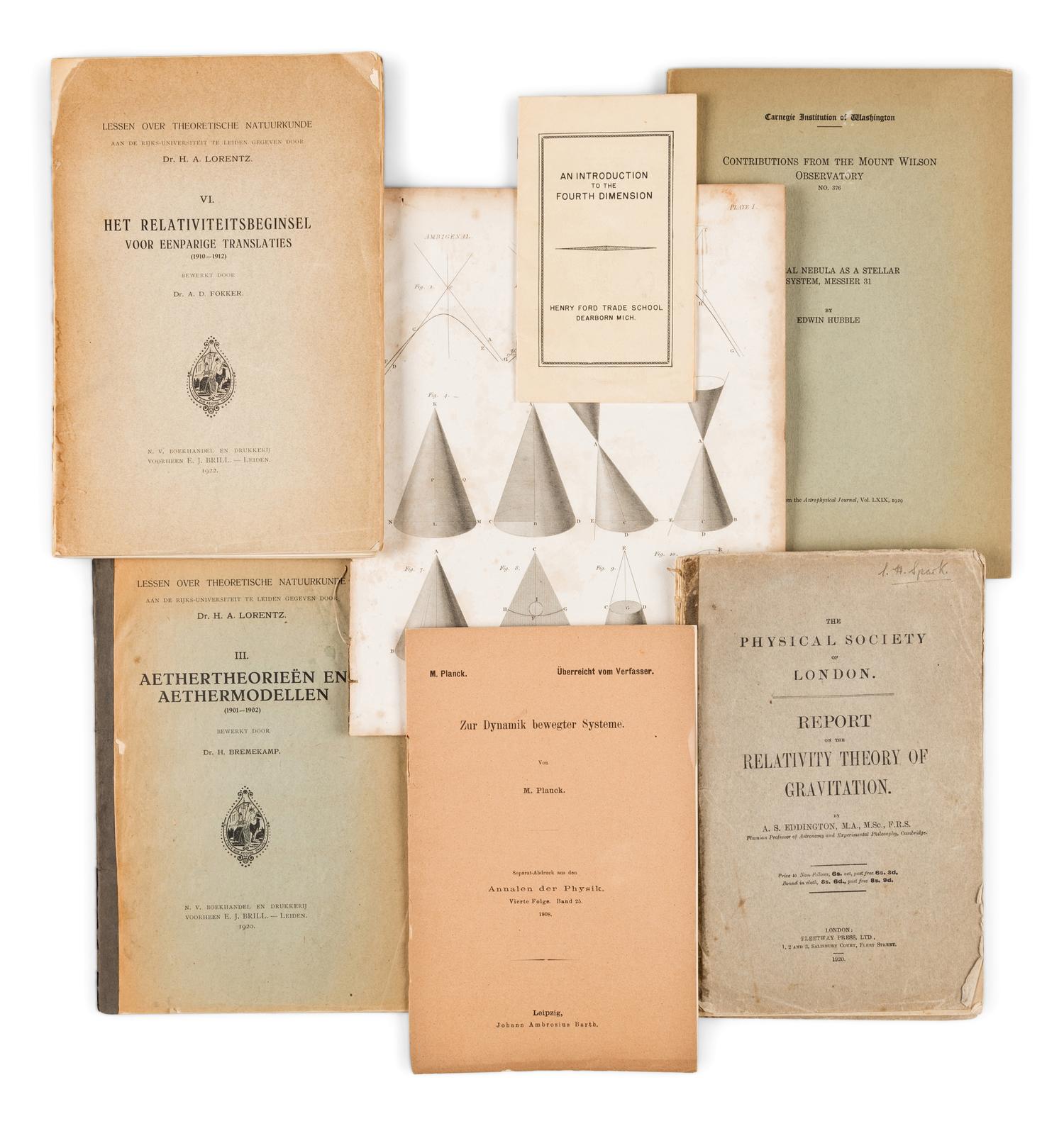 [PHYSICS] -- A group of 9 periodicals and offprints in 13 volumes, comprising: