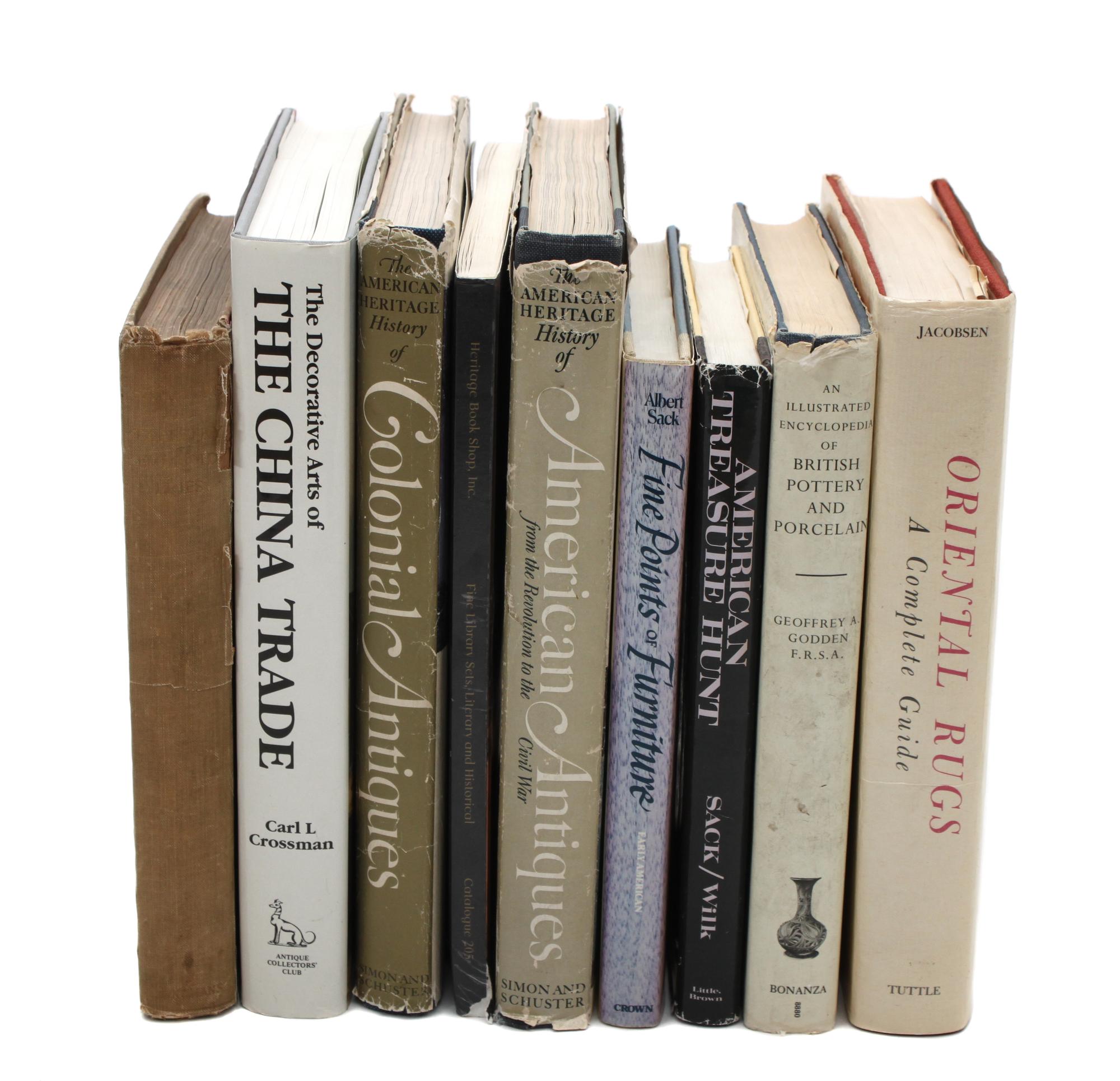A Collection of Art and Antiques Referrence Books