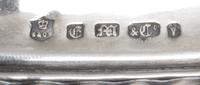 An English Silver-Plate Cloche and Tray, Elkington Silver Co., Birmingham, each of oval form, the handled tray centered with a crest fe