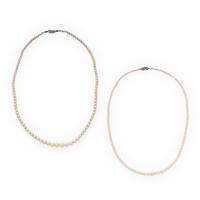 Two Cultured Pearl Necklaces