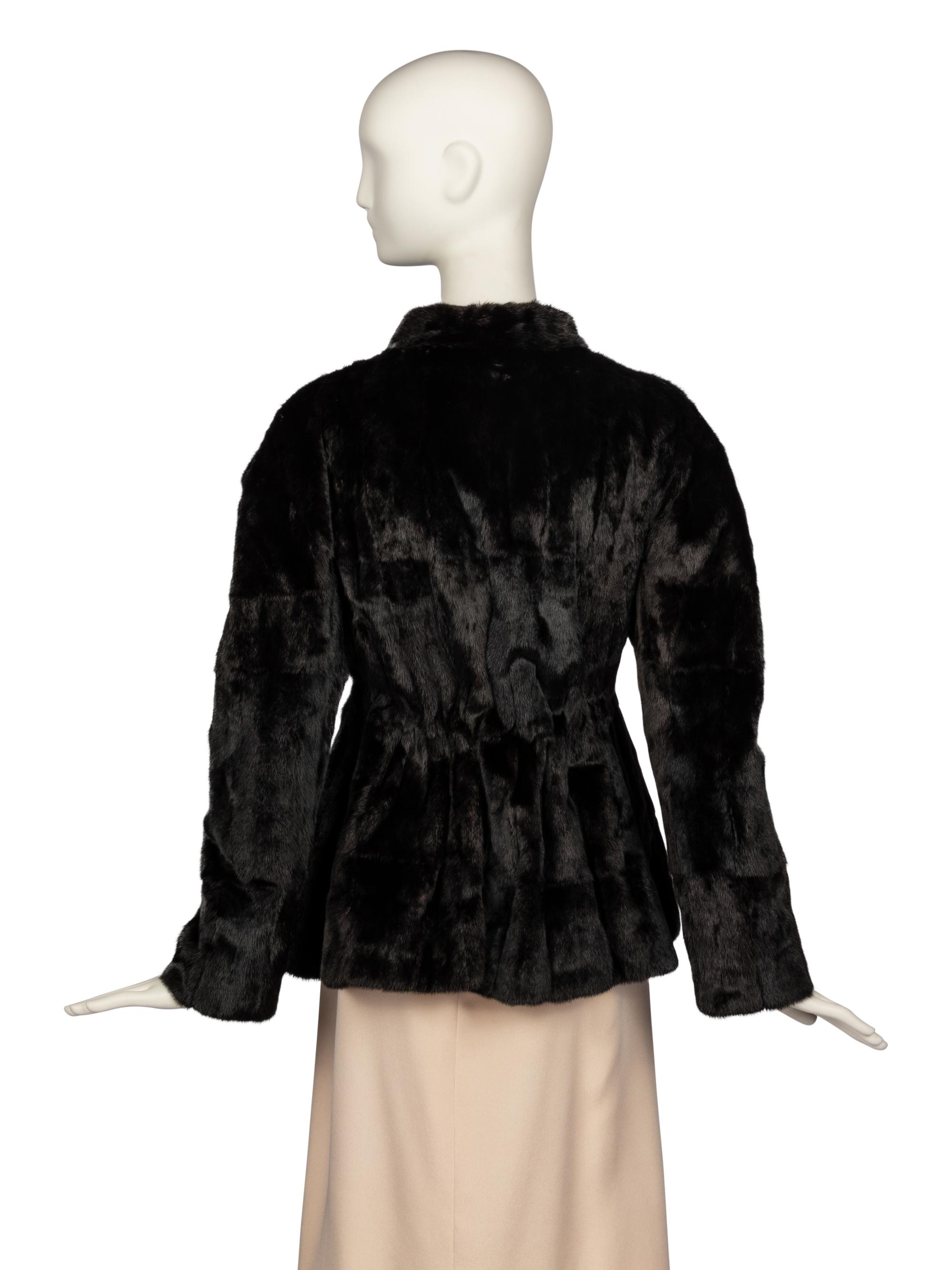 Ralph Rucci Ermine Fur Jacket