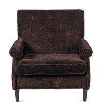 A Custom Tweed Upholstered Armchair