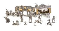 Michael Anthony Ricker, (American, 20th Century), Circus Parade (approximately 200 pieces)