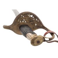 Etched Blade Leech & Rigdon Staff Officer's Sword