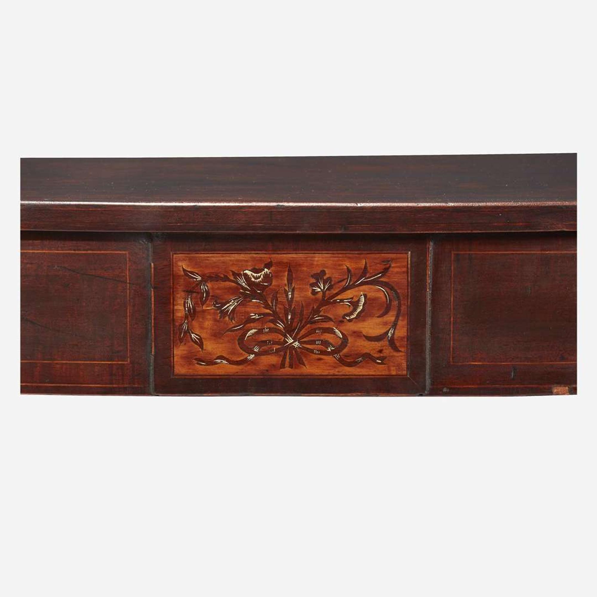 A Federal inlaid and figured mahogany pier table Attributed to Adam Hains (1768-1846), Philadelphia, PA, circa 1800