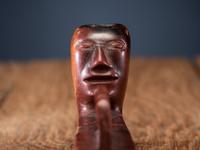 Western Great Lakes Figural Catlinite Pipe Bowl