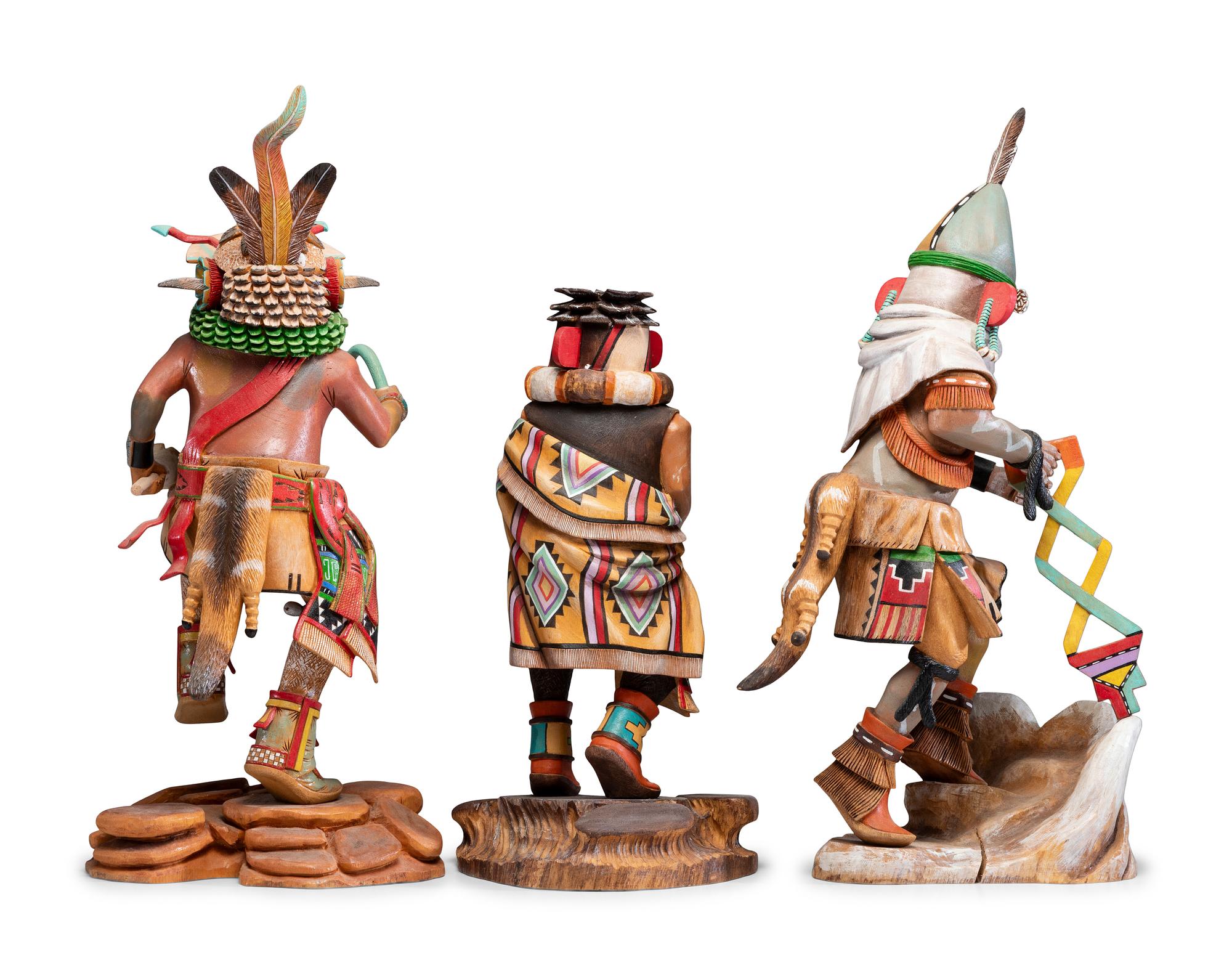 Katsinas, Lightning Boy, Piki Eater, and Water Serpent
