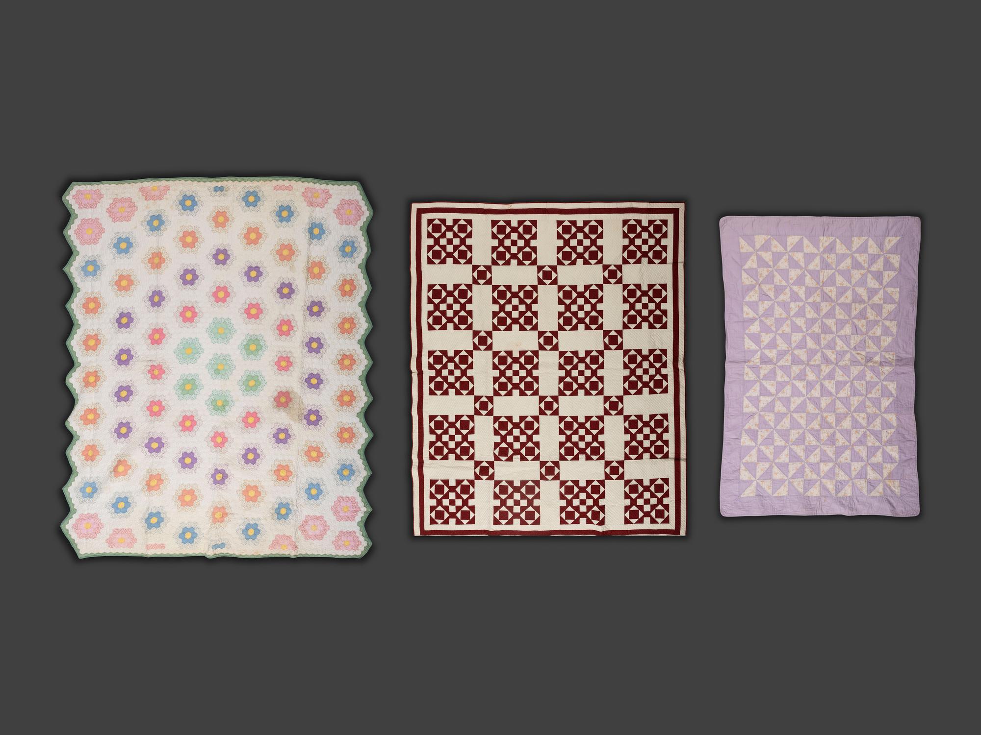 Three Pieced Quilts