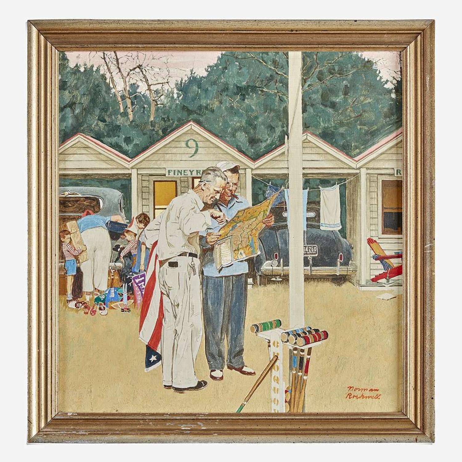 Norman Rockwell (American, 1894–1978) Piney Rest Motel (Cozy Rest Motel)