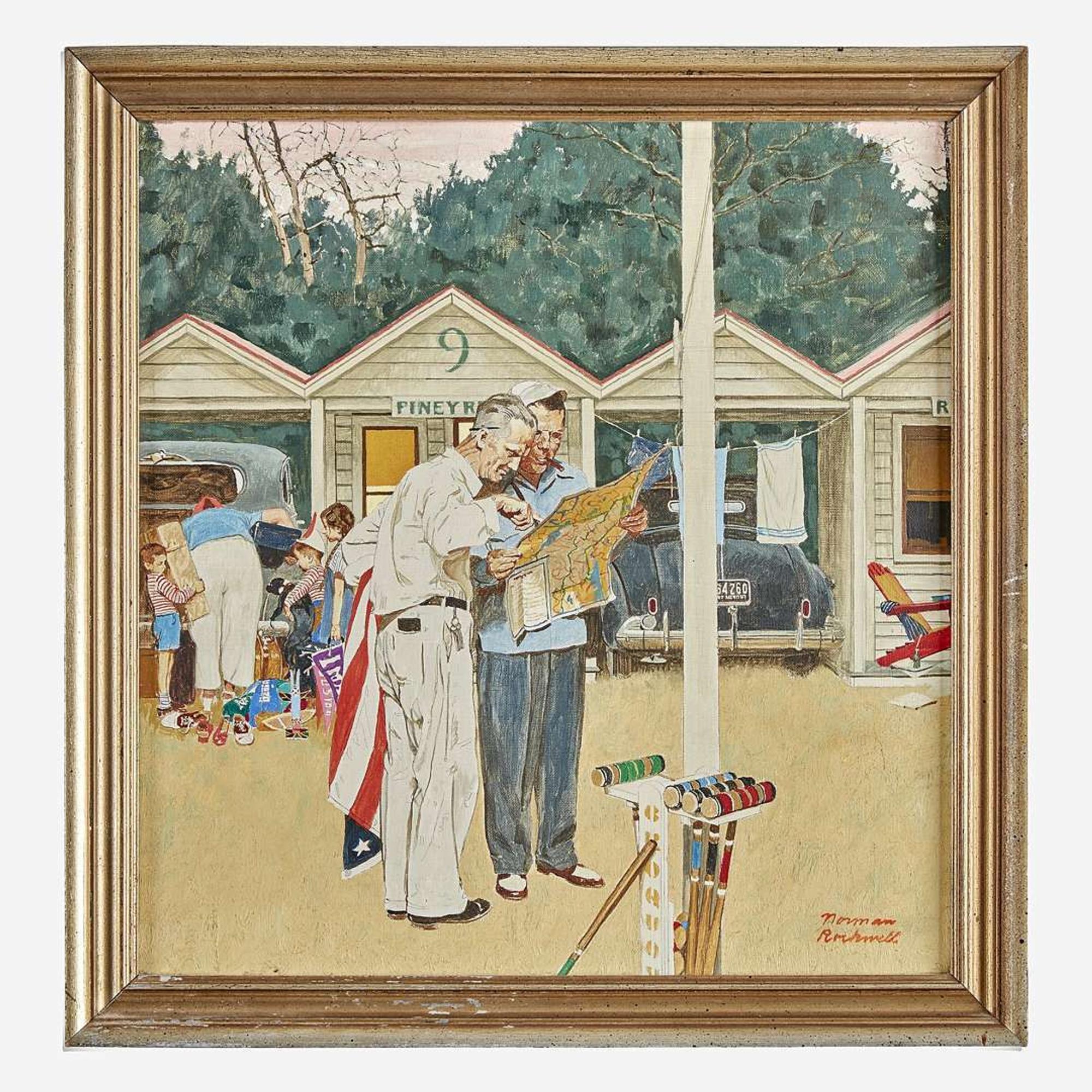 Norman Rockwell (American, 1894–1978) Piney Rest Motel (Cozy Rest Motel)