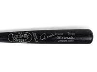 A 1997 Paul Molitor Game Used Louisville Slugger Bat and Signed Autograph Baseball