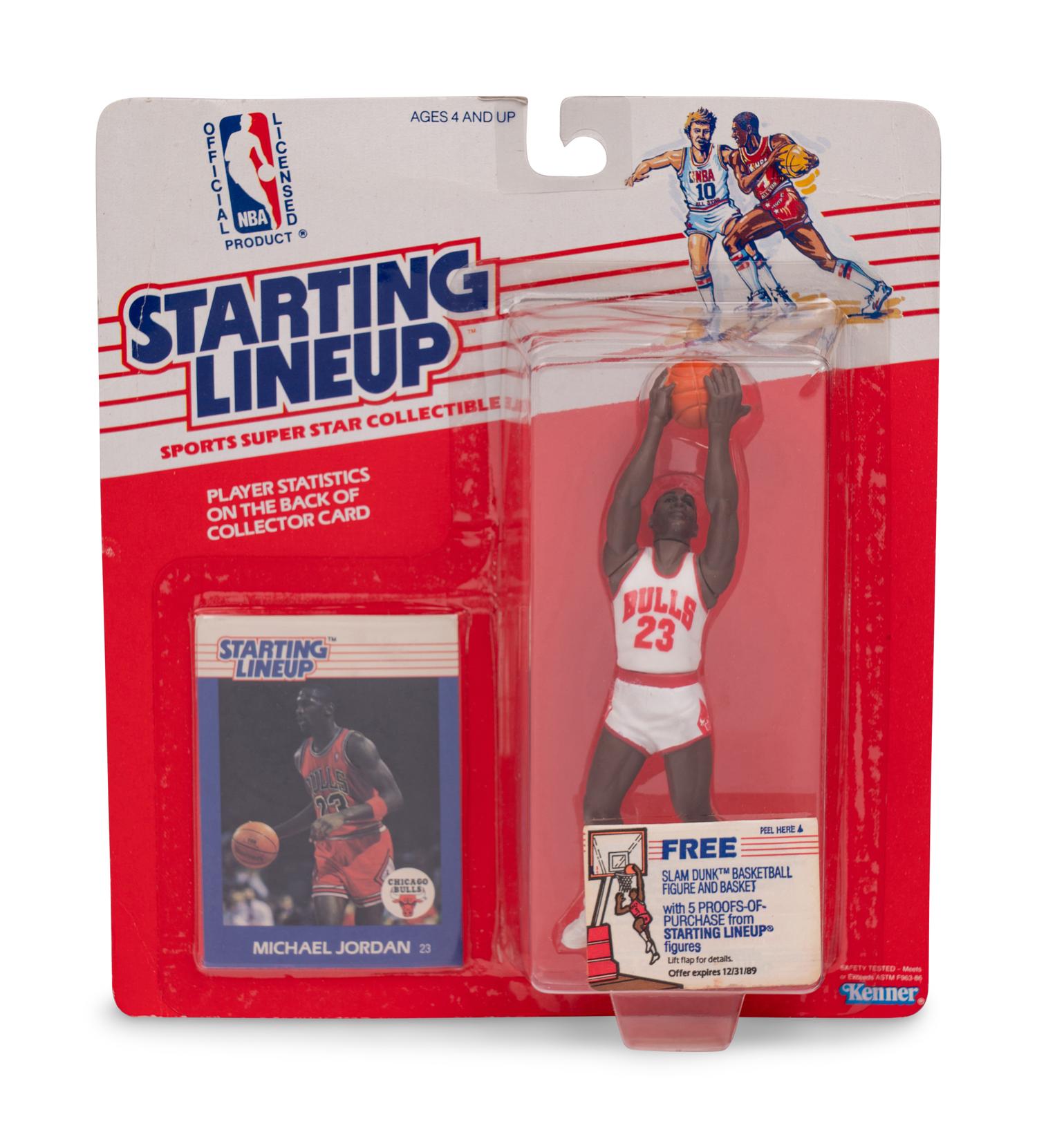 A Collection 1988 Kenner Unopened Starting Lineup Michael Jordan Figures (4)