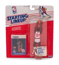 A Collection 1988 Kenner Unopened Starting Lineup Michael Jordan Figures (4)