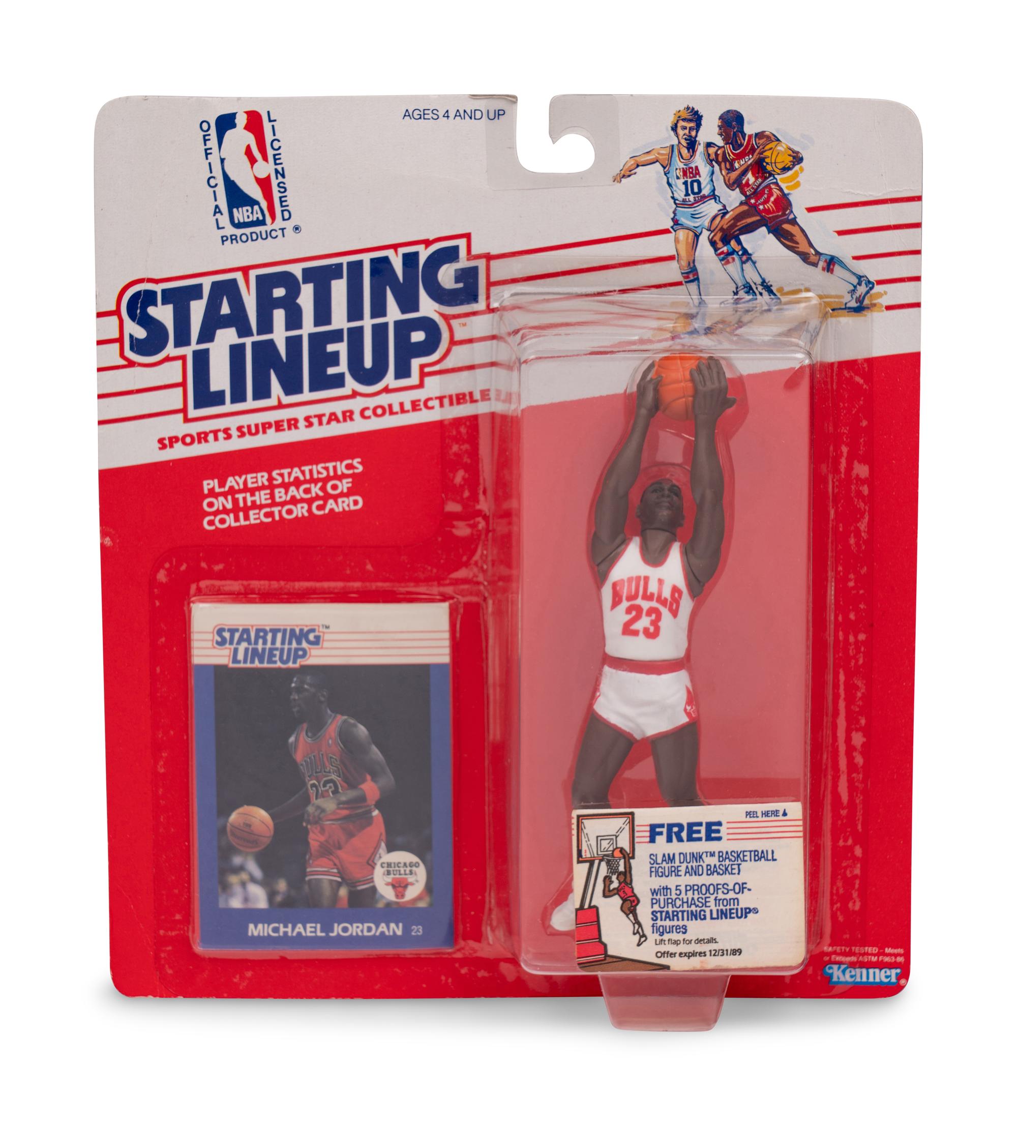 A Collection 1988 Kenner Unopened Starting Lineup Michael Jordan Figures (4)