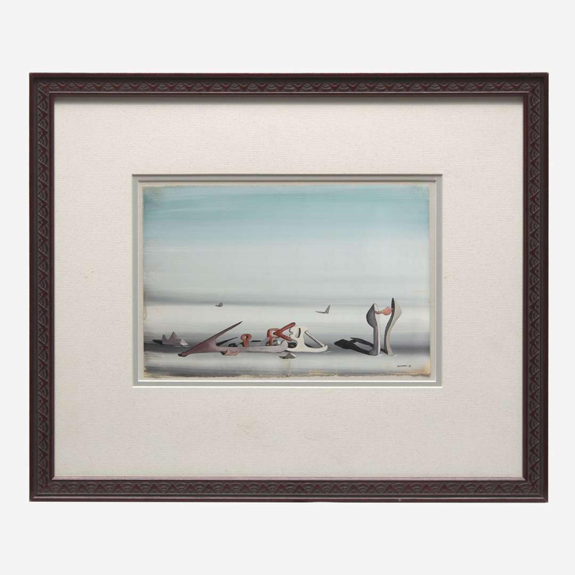 Yves Tanguy (American/French, 1900-1955) Composition Surréaliste