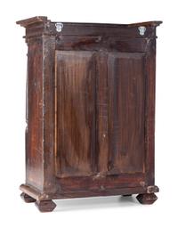 A Miniature Grain-Painted Stepback Cupboard