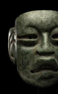 An Olmec Jade Maskette