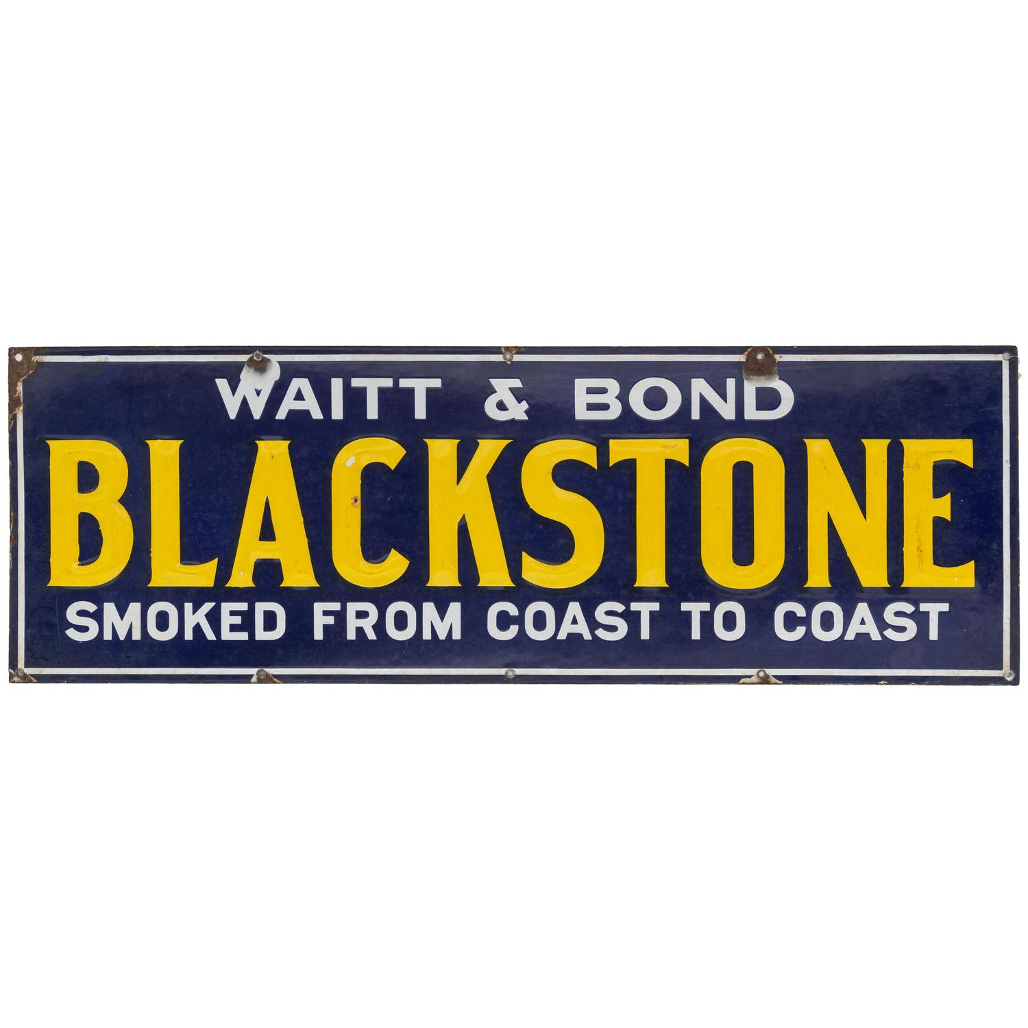 Six Tin and Enamel Advertising Signs