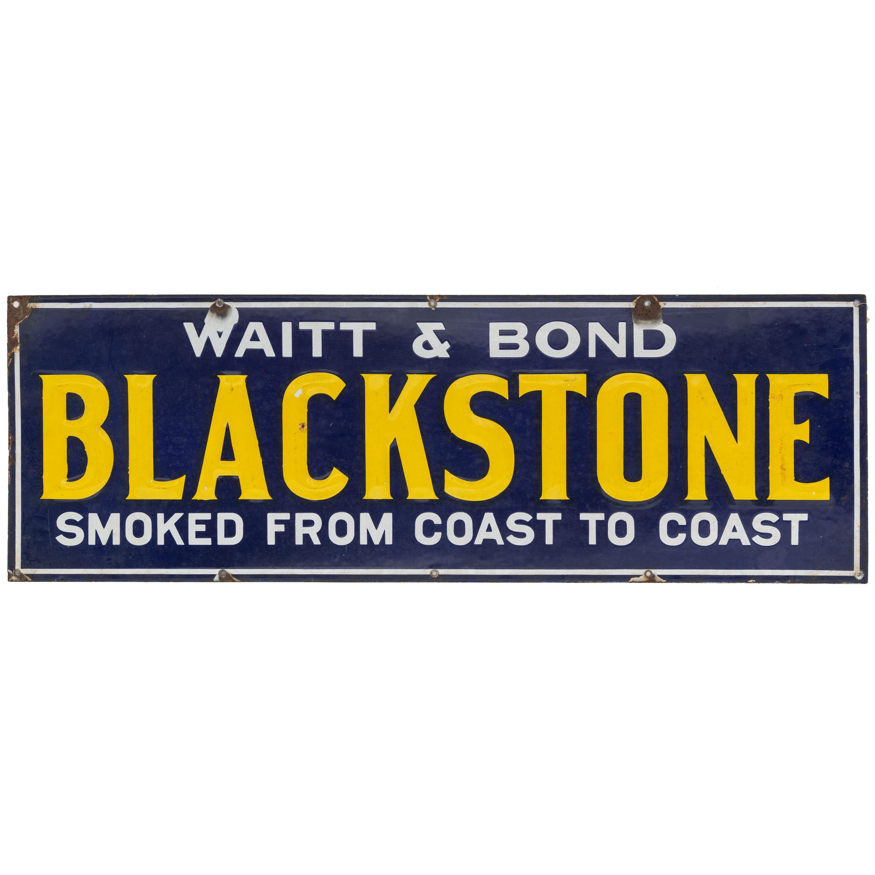 Six Tin and Enamel Advertising Signs
