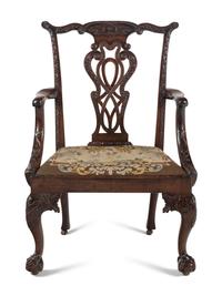 A George II Mahogany Armchair