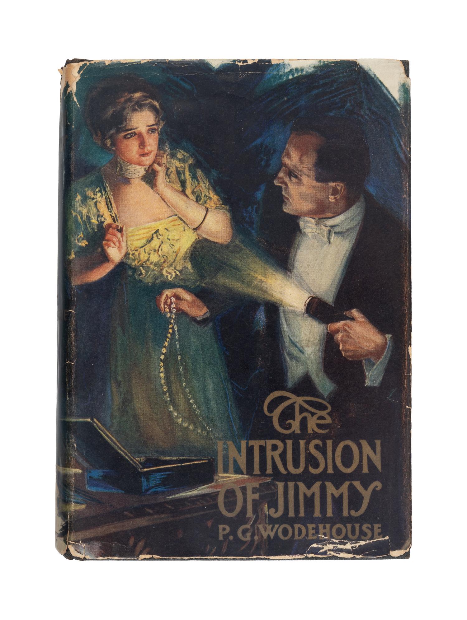 WODEHOUSE, P.G. (1881-1975). The Intrusion of Jimmy . New York: W.J. Watt, 1910.