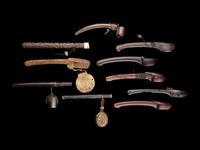 Ten Japanese Wood Portable Writing Sets, Yatate