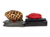 Five Designer Bags and Clutches, Including Bottega Veneta and Carlos Falchi, 1980-90s