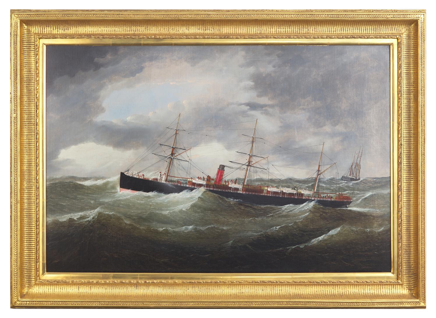 The British Cunard Steamer 'Gallia,' c. 1880s