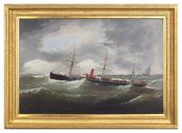 The British Cunard Steamer 'Gallia,' c. 1880s