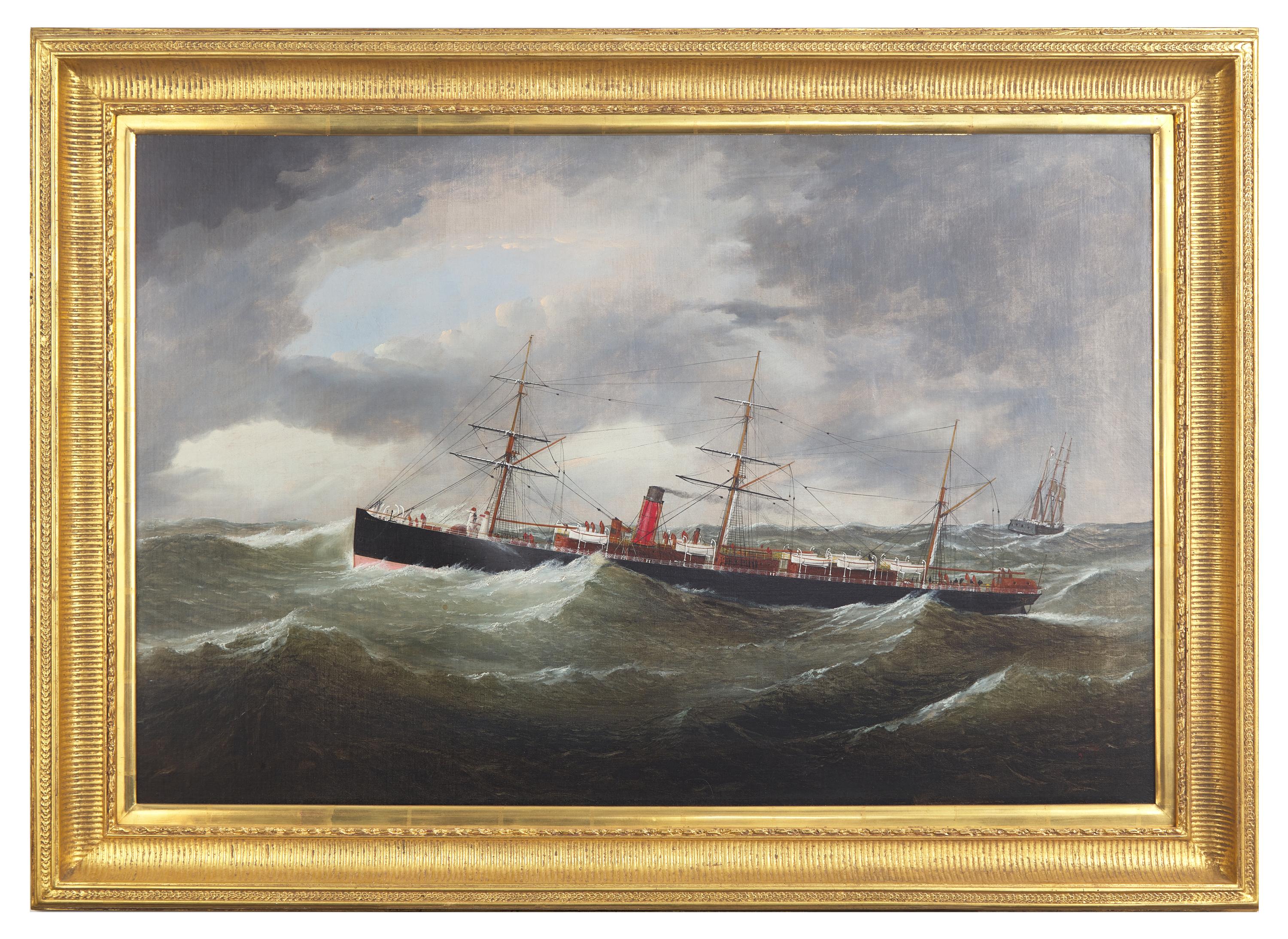 The British Cunard Steamer 'Gallia,' c. 1880s