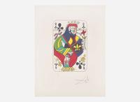 Salvador Dalí (Spanish, 1904-1989), Playing Cards (Ace, King, Queen and Jack of Clubs)