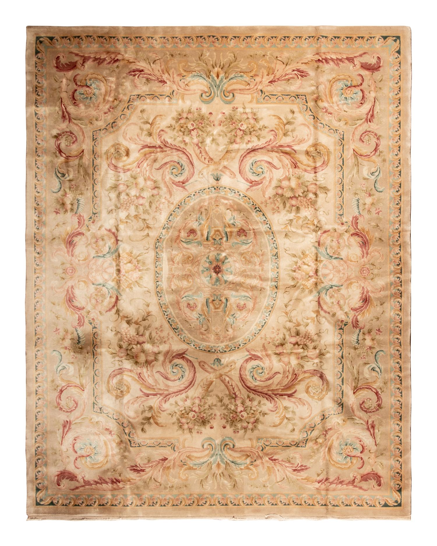A Savonnerie Style Wool Rug