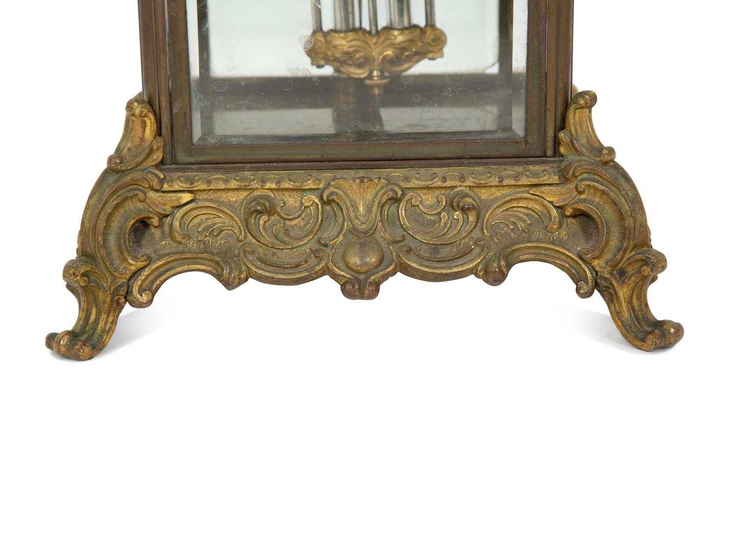 A French Gilt Bronze Mantel Clock