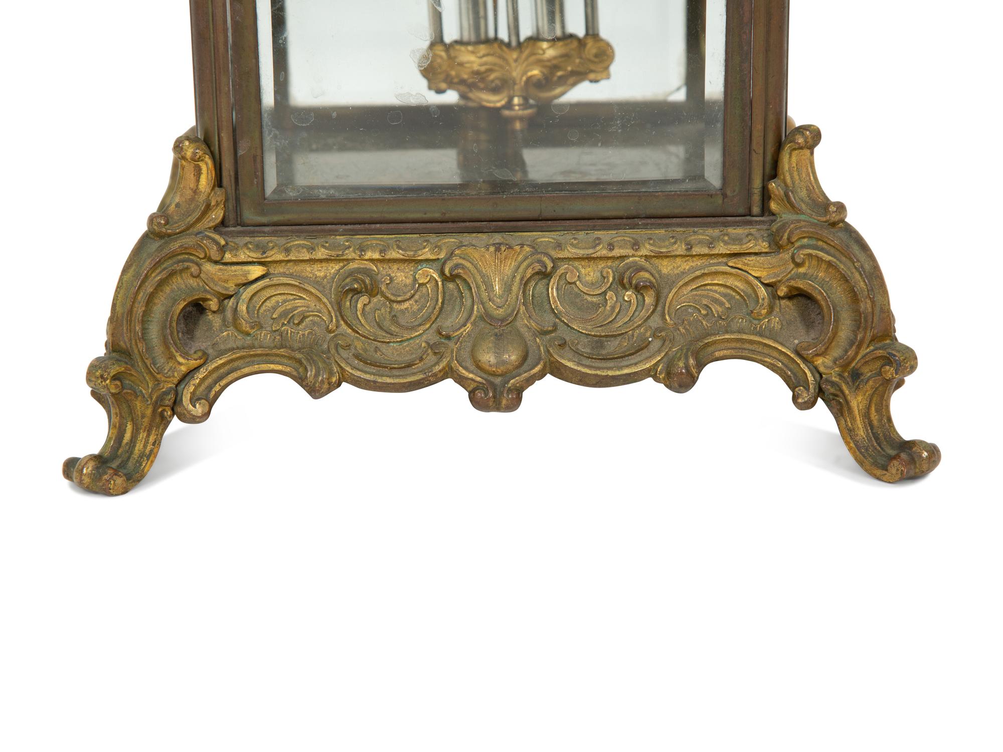 A French Gilt Bronze Mantel Clock
