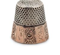A Collection of Thimbles and a Tatting Shuttle
