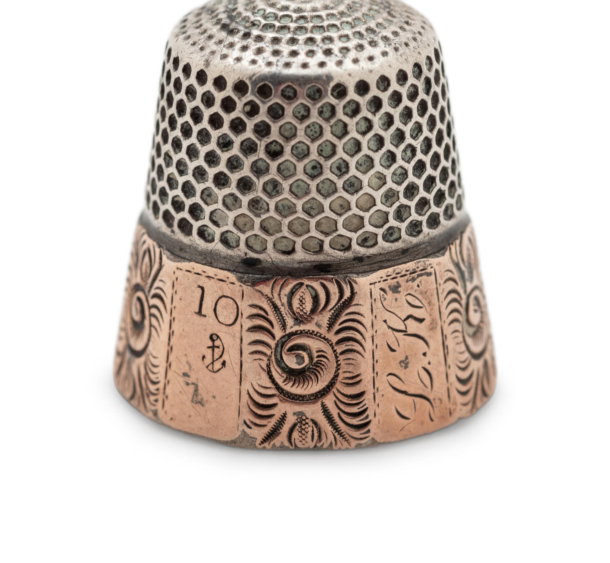 A Collection of Thimbles and a Tatting Shuttle