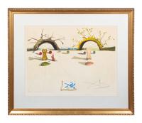 Salvador Dali (Spanish, 1904-1989) Patient Lovers , 1970…
